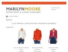 Tablet Screenshot of marilynmoore.com